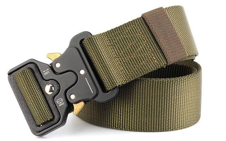 Ремінь тактичний пояс тактичний Zelart Tactical Belt 6841 розмір 120x3,5см Olive - зображення 2