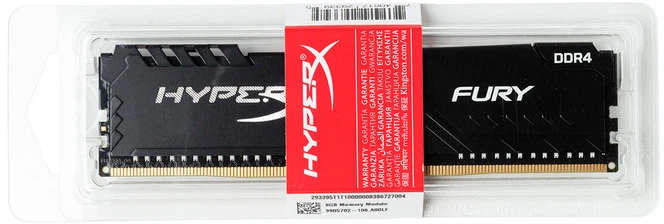 Оперативная память HyperX DDR4-3600 16384MB PC4-28800 Fury Black