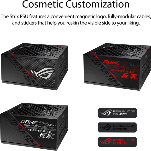 Блок питания ASUS ROG Strix 850W Gold PSU (ROG-STRIX-850G) - изображение 6