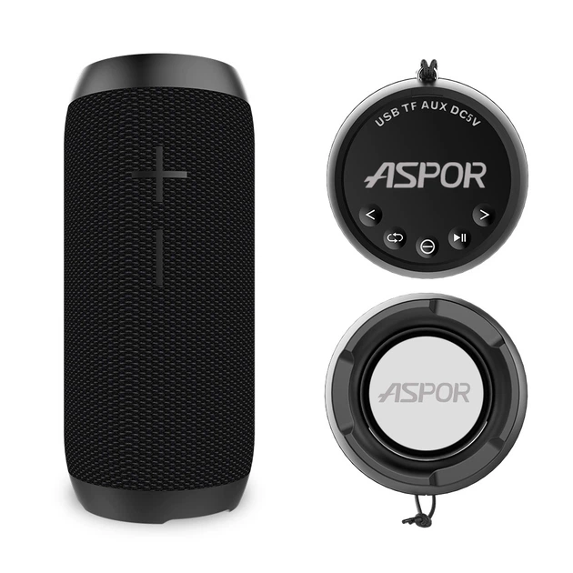 Bluetooth колонка Aspor P7- чорний 969074 - изображение 3