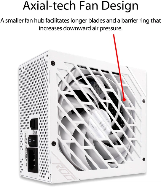 Блок живлення ASUS ROG Strix 850W Gold PSU White Edition (ROG