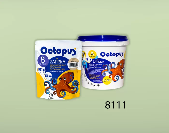 Затирка для плитки Octopus Zatirka 8111 эпоксидная 1,25 кг - изображение 2