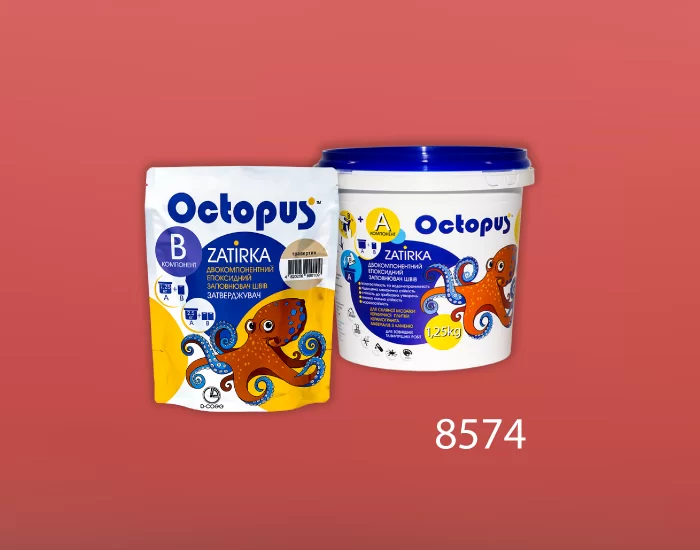 Затирка для плитки Octopus Zatirka 8574 эпоксидная 1,25 кг - изображение 2