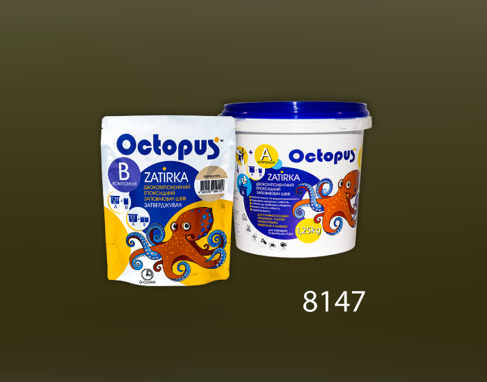 Затирка для плитки Octopus Zatirka цвет 8147 эпоксидная 1,25 кг - изображение 2