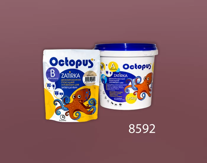 Затирка для плитки Octopus Zatirka 8592 эпоксидная 1,25 кг - изображение 2
