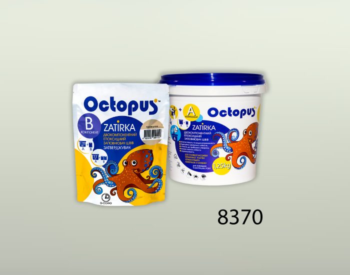 Затирка для плитки Octopus Zatirka 8370 эпоксидная 1,25 кг - изображение 2