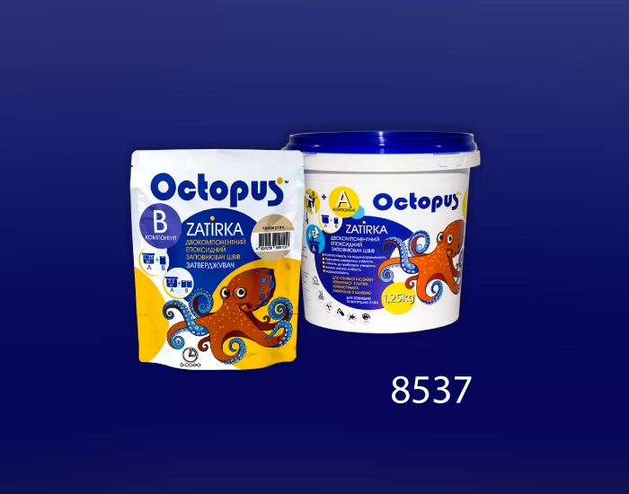 Затирка для плитки Octopus Zatirka 8537 епоксидна 1,25 кг - зображення 2