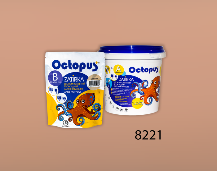 Затирка для плитки Octopus Zatirka 8221 эпоксидная 1,25 кг - изображение 2