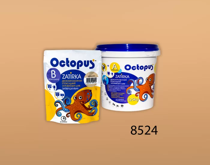 Затирка для плитки Octopus Zatirka 8524 епоксидна 1,25 кг - зображення 2
