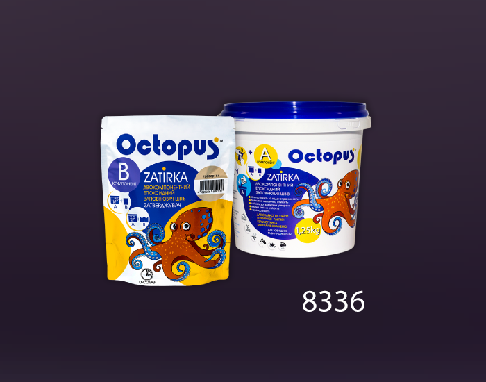 Затирка для плитки Octopus Zatirka 8436 эпоксидная 1,25 кг - изображение 2