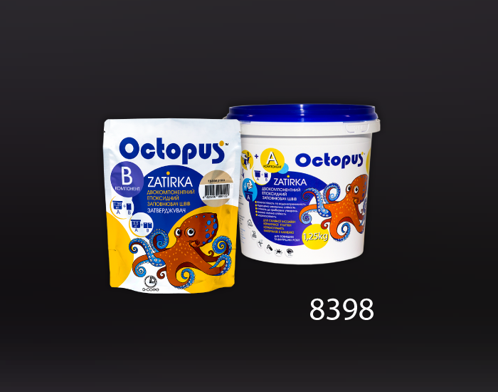 Затирка для плитки Octopus Zatirka 8398 эпоксидная 1,25 кг - изображение 2