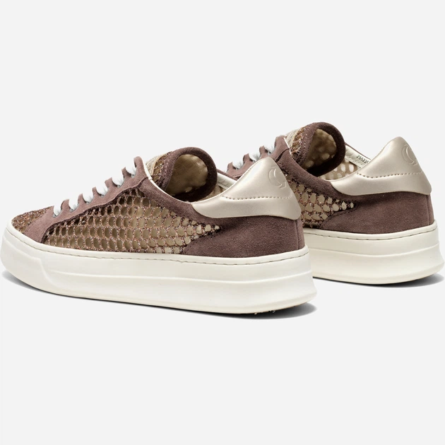Sneakersy damskie skórzane Crime London 25522PP2-68 37 Czekoladowe (8055741578143) - obraz 4