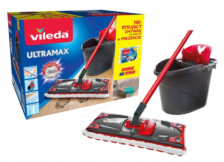 Набор для уборки швабра+ведро VILEDA UltraMax Box от продавца ...