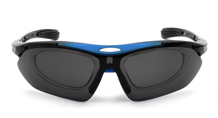 Очки велосипедные Robesbon 0089 спортивные велоочки Black-Blue – фото ...