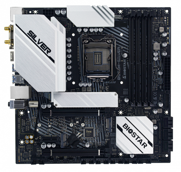 Материнська плата Biostar b560m-silver (s1200, Intel b560, ddr4) - зображення 2