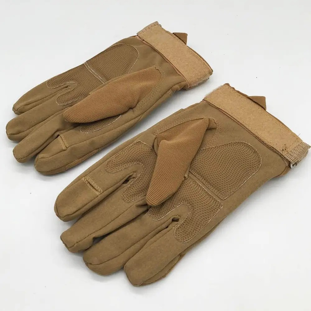 Тактические перчатки палые кайот XL - изображение 2