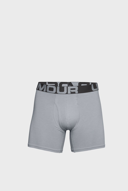 Мужские серые трусы (3 шт) UA Charged Cotton 6in Under Armour MD ...