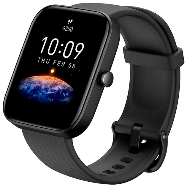 Смарт-часы Xiaomi Amazfit Bip 3 Pro Smartwatch (Black) [70763] – фото ...