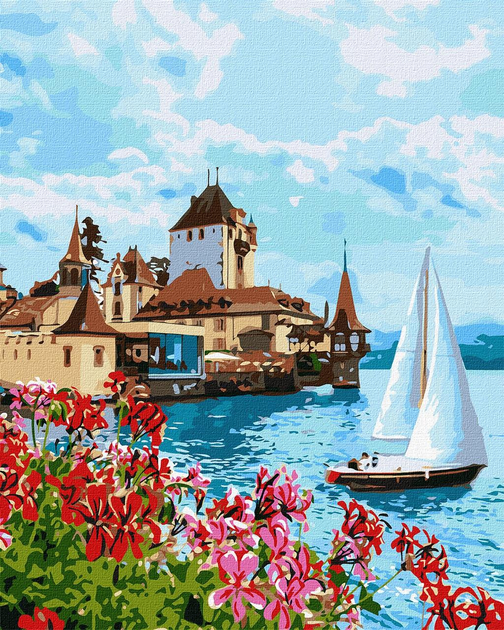 Картина по номерам Яркая Швейцария Идейка 40 х 50 KHO2758 – фото ...
