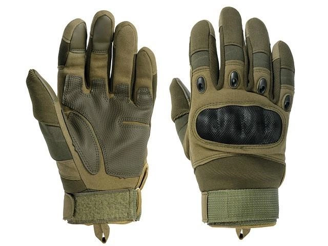 Тактические Армейские Перчатки Размер М - Оливковые - изображение 1