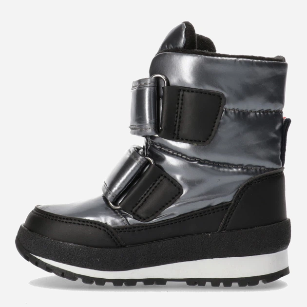 Śniegowce dziewczęce Tommy Hilfiger T3A5-32434-1485918- 38 Ciemno srebrne (8052578025482) - obraz 3