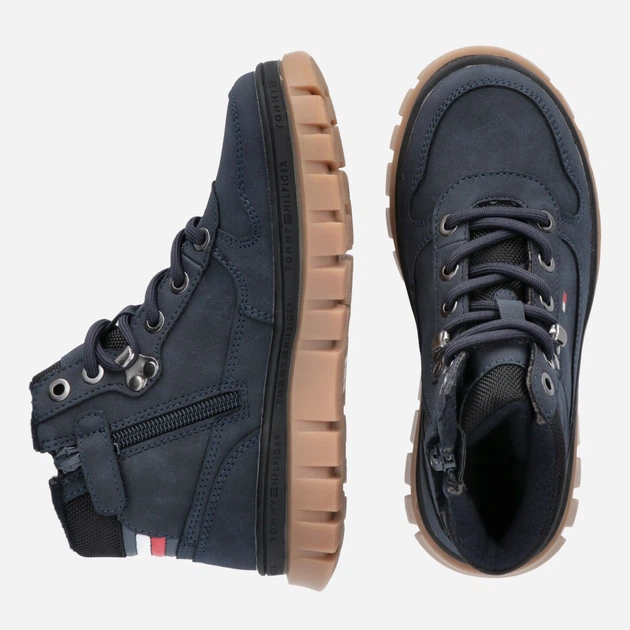 Trzewiki chłopięce Tommy Hilfiger T3B5-32517-1441800 30 Granatowe (8056380909787) - obraz 4