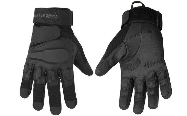 Закрытые велосипедные перчатки тактические спорт охота (473141-Prob) ХL Чёрные - изображение 1