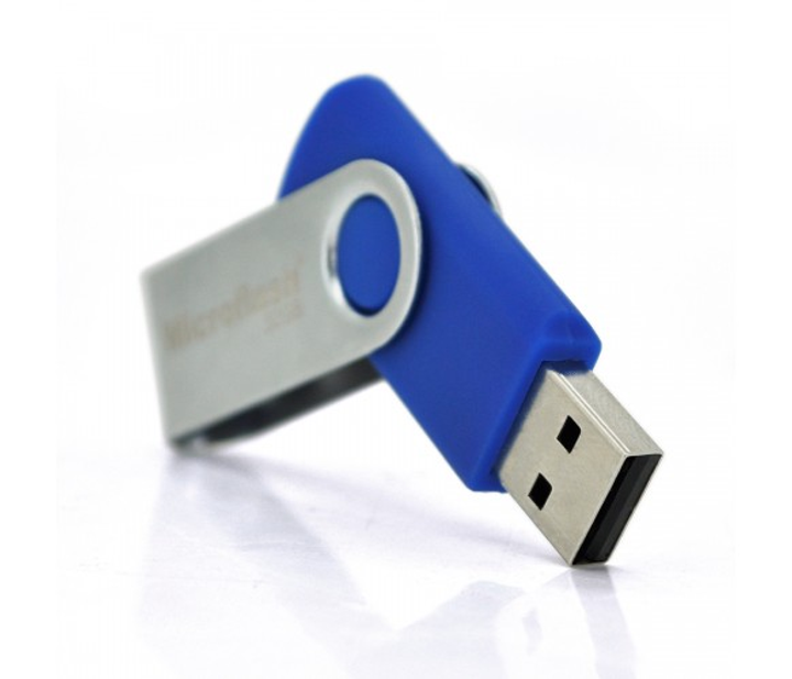 Флеш-накопичувач Microflash MD501, USB 2.0, 32GB, blue color, BOX - зображення 1