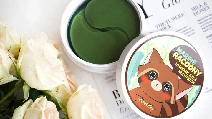 Мультифункциональные патчи с морским комплексом Secret Key Marine Racoony Hydrogel Eye&Multi Patch - изображение 15