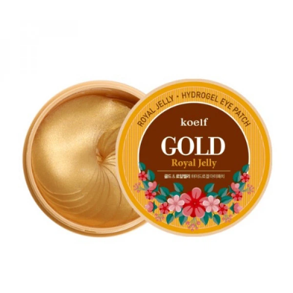 Гидрогелевые патчи с золотом и маточным молочком Petitfee Koelf Gold & Royal Jelly Eye Patch - изображение 3