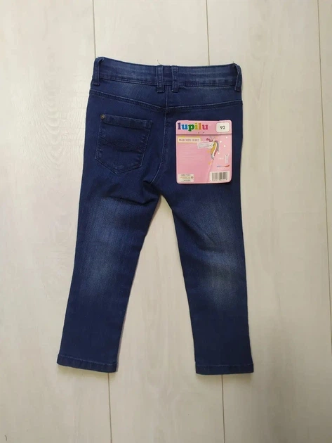 Джинси для дівчинки сині Lupilu 92см IAN 293614 (40006926) - зображення 2