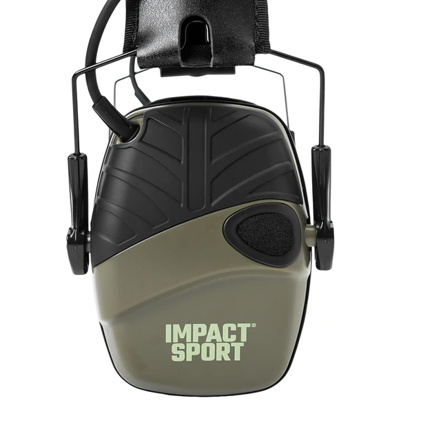 Навушники активні Howard Leight Impact Sport США складні Зелений - зображення 5