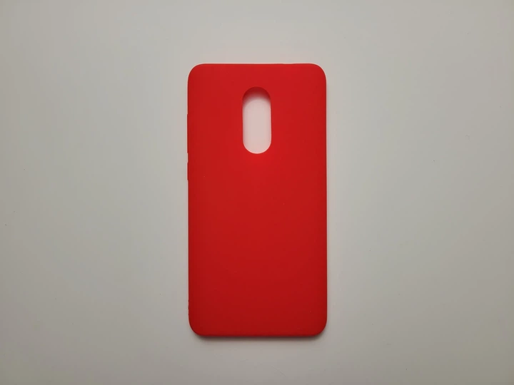 Чехол TPU Matte для Xiaomi Redmi Note 4x бампер красный - Фото 1 Чехол TPU Matte для Xiaomi Redmi Note 4x бампер красный - изображение 1