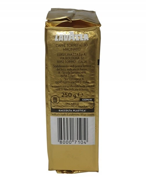 Кава Lavazza Qualita Oro мелена 250 г (0812) - Фото 4 Кава Lavazza Qualita Oro мелена 250 г (0812) - изображение 4
