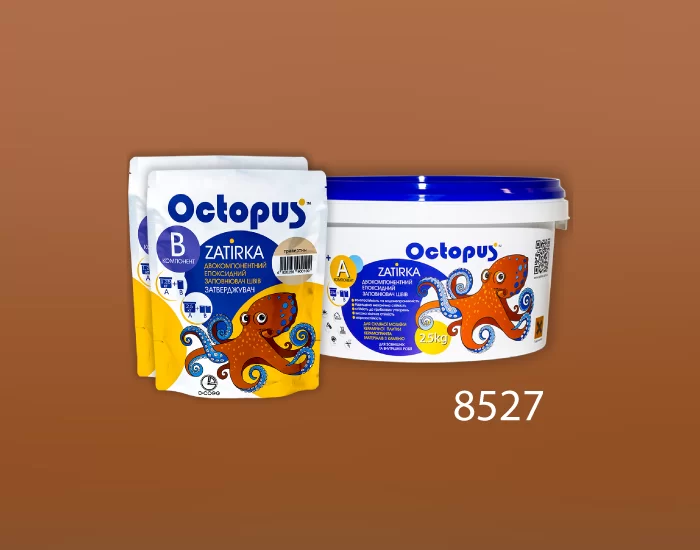 Затирка для плитки и мозаики Octopus Zatirka цвет 8527 эпоксидная 2,5 кг - изображение 3