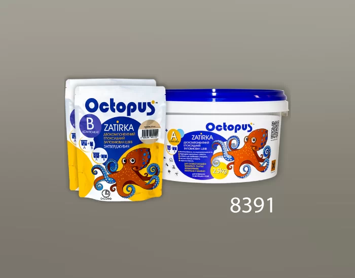 Затирка для плитки Octopus Zatirka 8391 эпоксидная 2,5 кг - изображение 2