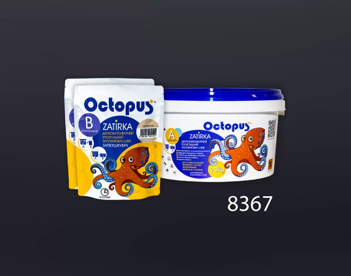 Затирка для плитки и мозаики Octopus Zatirka цвет 8367 эпоксидная 2,5 кг - изображение 2