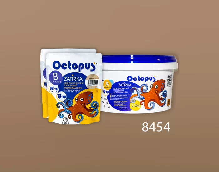 Затирка для плитки и мозаики Octopus Zatirka цвет 8454 эпоксидная 2,5 кг - изображение 2