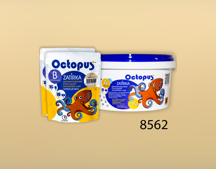 Затирка для плитки Octopus Zatirka 8562 эпоксидная 2,5 кг - изображение 2