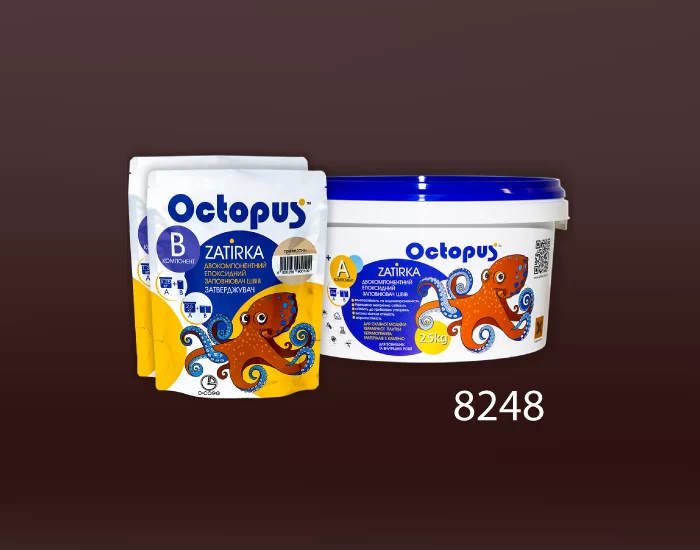 Затирка для плитки и мозаики Octopus Zatirka цвет 8248 эпоксидная 2,5 кг - изображение 2