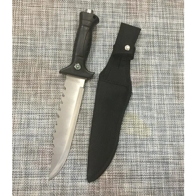 Охотничий туристический нож с Компасом и Чехлом 31 см CL 78 c фиксированным клинком (S00000Н678) - изображение 1