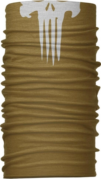 Бафф, шарф-труба Punisher коричневий, BT145/2 - изображение 1