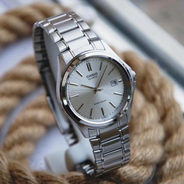 Японские мужские часы наручные стальные кварцевые Casio Collection