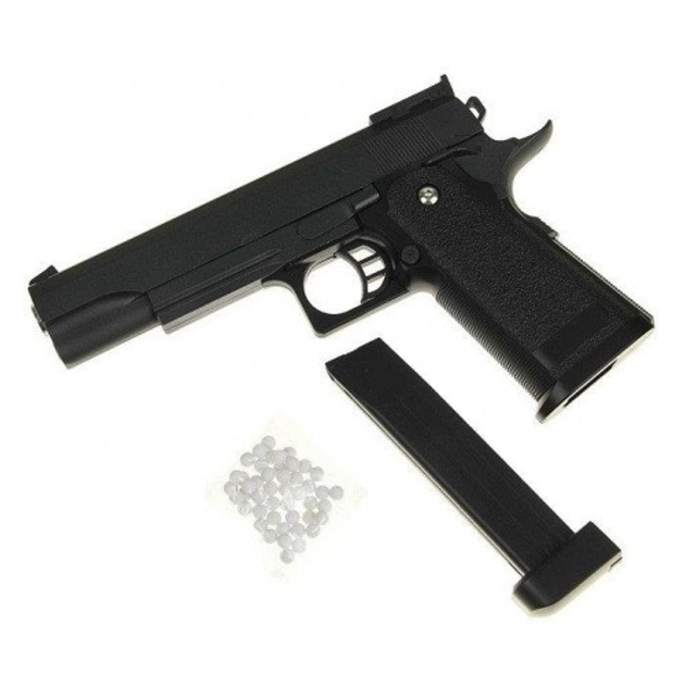 Страйкбольний пістолет "Colt M1911 Hi-Capa" Galaxy G6 метал - зображення 2
