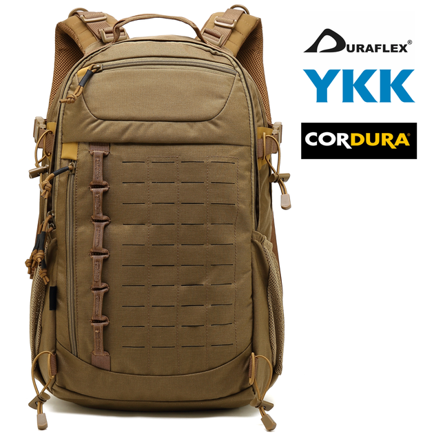 Рюкзак тактический военный штурмовой койот Cordura 500D - изображение 1