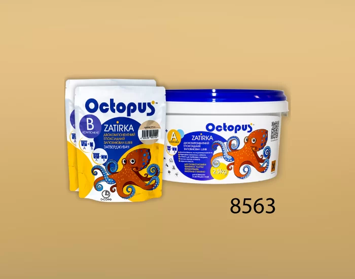 Затирка для плитки и мозаики Octopus Zatirka цвет 8563 эпоксидная 2,5 кг - изображение 2