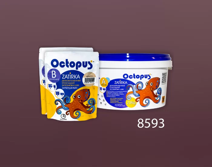 Затирка для плитки Octopus Zatirka 8593 эпоксидная 2,5 кг - изображение 2