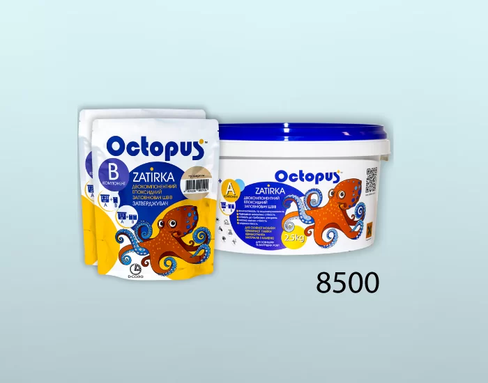 Затирка для плитки Octopus Zatirka 8500 эпоксидная 2,5 кг - изображение 2
