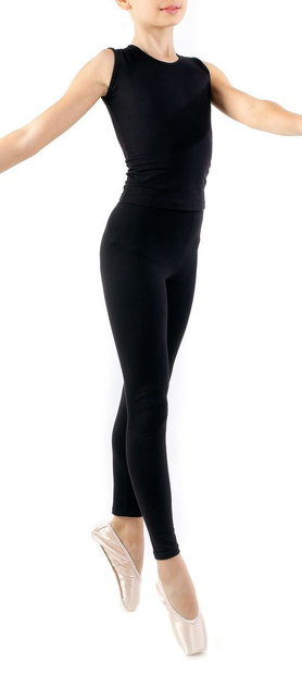 Топ-майка тренировочная Dance & Sport N 213 134-140 Черная 