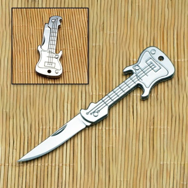 Нож брелок Гитара Guitar Knife подарочная упаковка - изображение 1